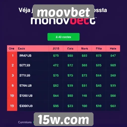 Comparativo de bônus oferecidos pela moovbet